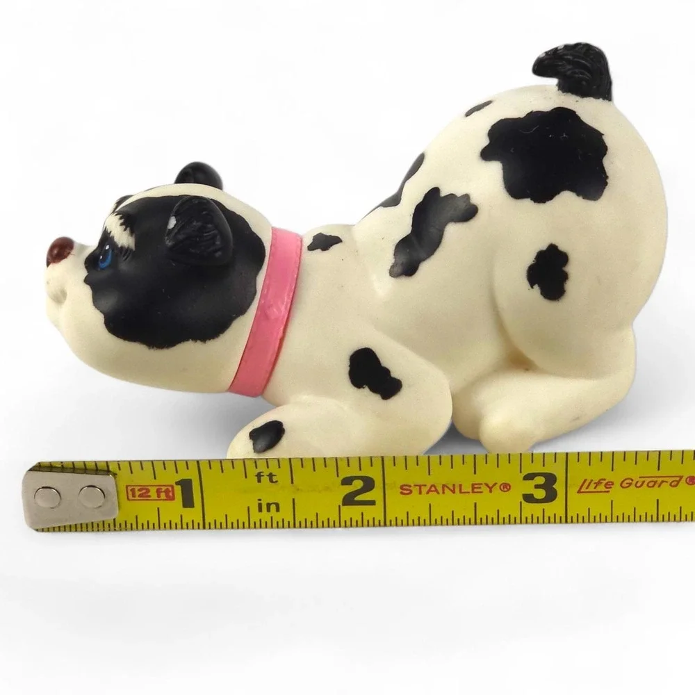 Vintage 1993 Hasbro Puppy Surprise Funtime Dalmatian Dog Figure Vinyl Toy Rare